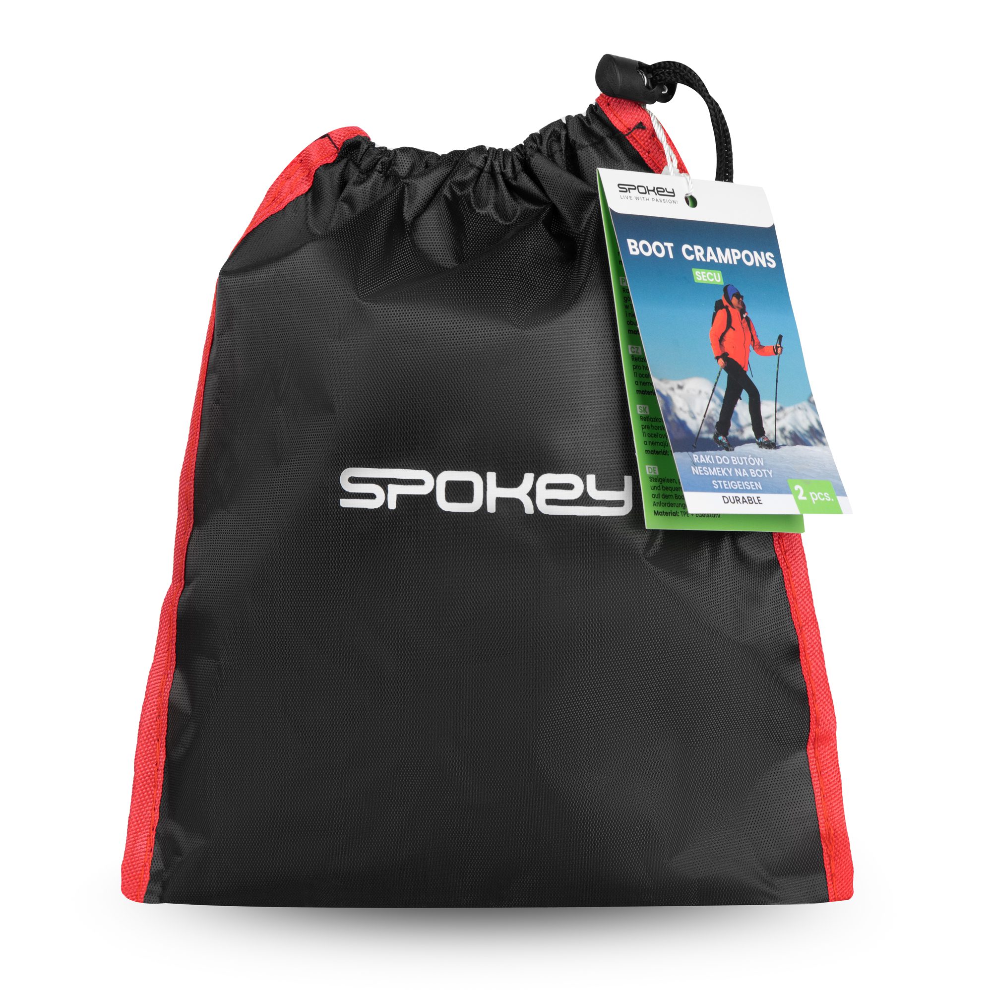 Spokey SECU raczki M blauw 11 tanden Spokey SECU raczki M blauw 11 tanden