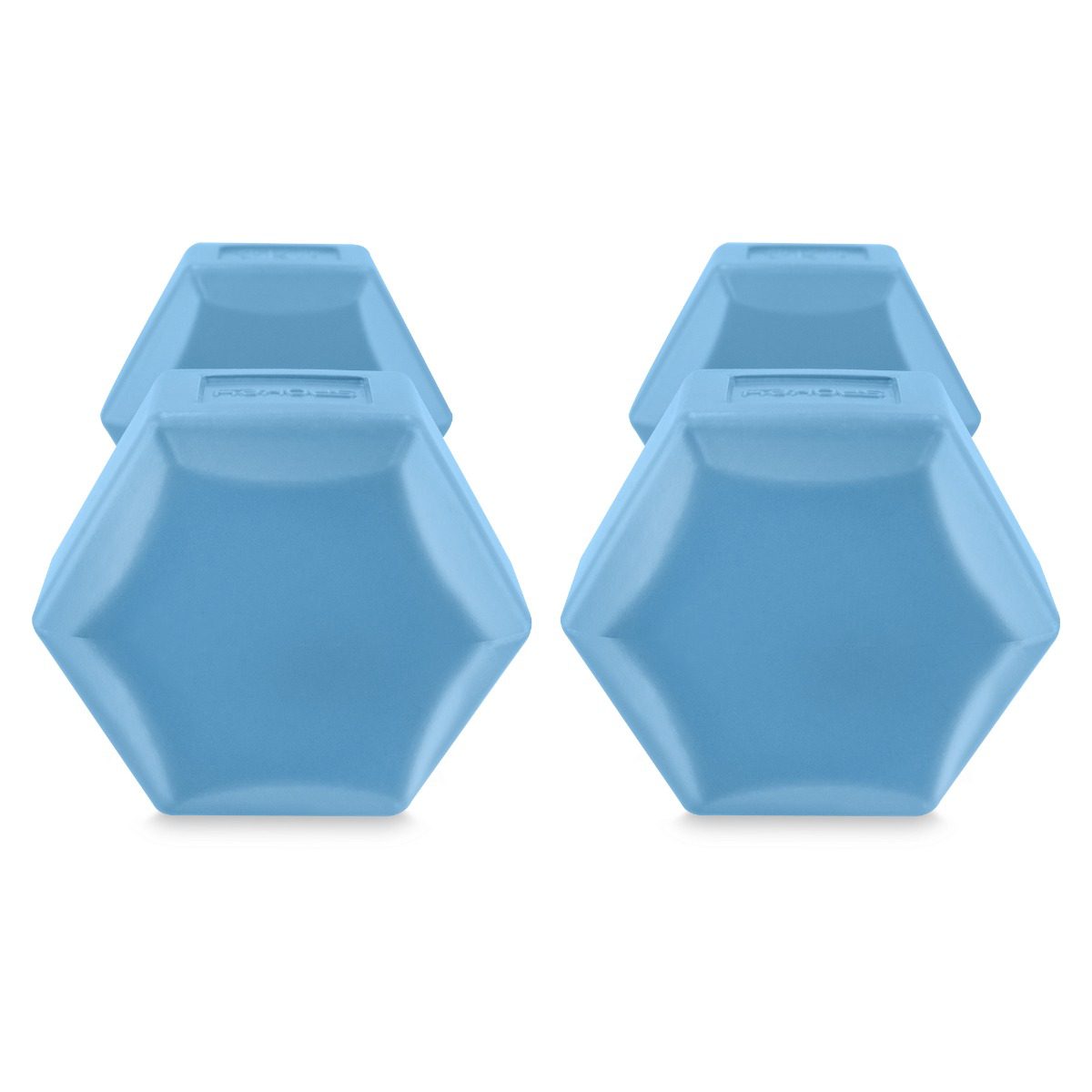 Spokey MONSTER hexagonale dumbbells 2x2 kg blauw Spokey MONSTER hexagonale dumbbells 2x2 kg blauw