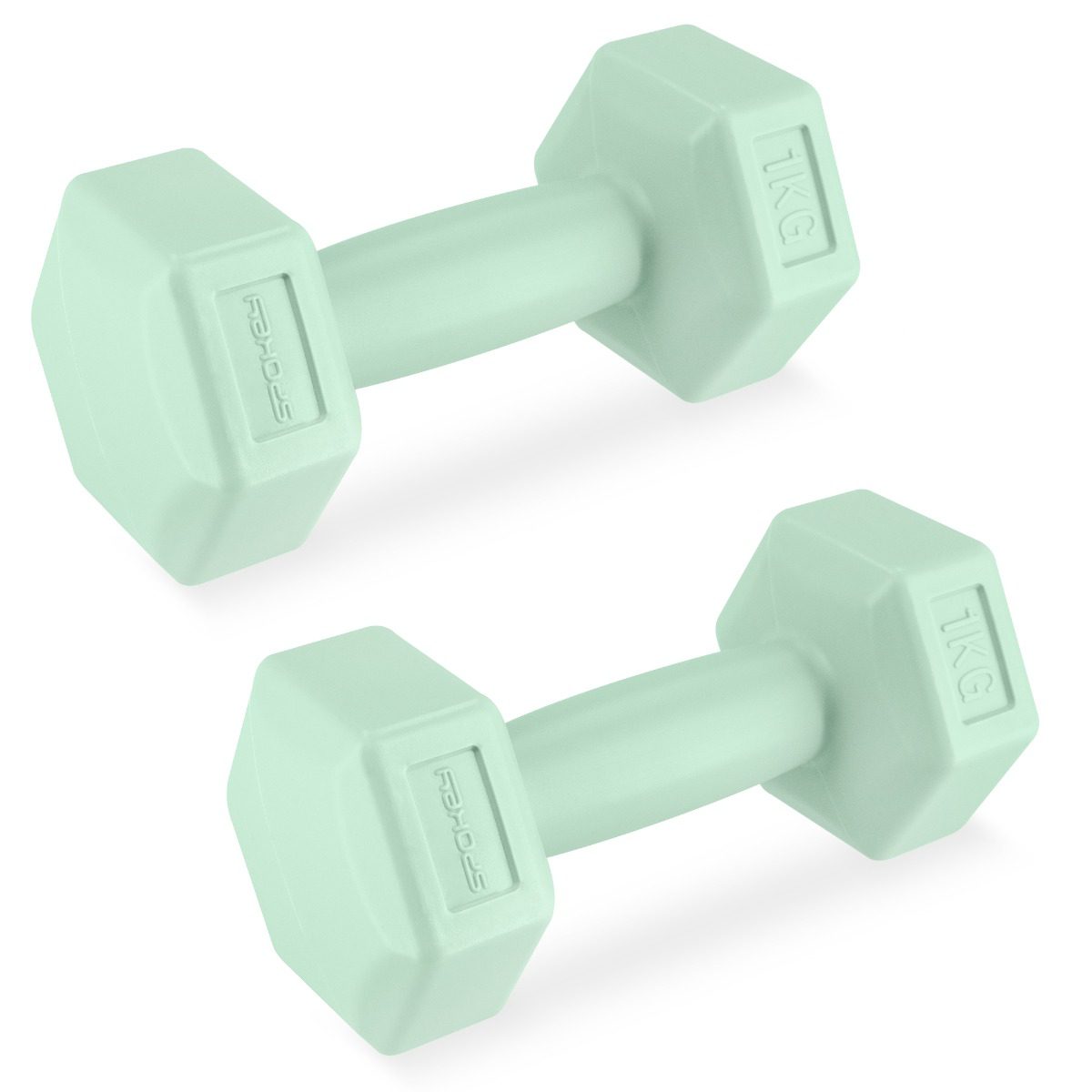 Spokey MONSTER 2x1 kg hexagonale dumbbells Spokey MONSTER 2x1 kg hexagonale dumbbells