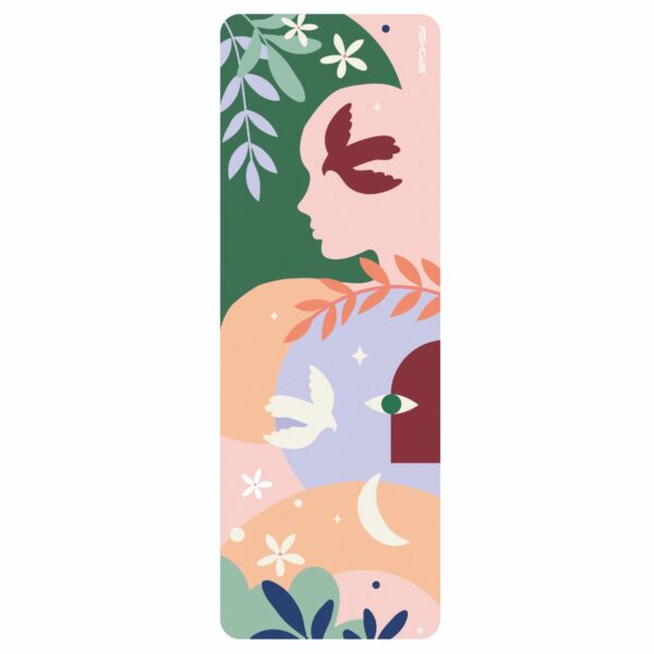 Yoga en fitnessmat - met motief - 173x61 cm - Spokey Harmony Mat