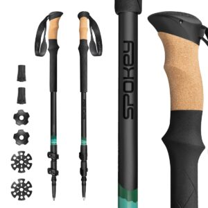 Nordic Walking Stokken – Verstelbare Trekkingstokken met Antishock – Lichtgewicht & Opvouwbaar – 105-135 cm – Zwart - Spokey Zodiac Nordic Walking Stokken – Verstelbare Trekkingstokken met Antishock – Lichtgewicht & Opvouwbaar – 105-135 cm – Zwart - Spokey Zodiac