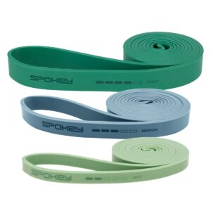 Weerstandsbanden set - 3 weerstandsniveaus - 11-19 kg / 15 - 23 kg / 20 - 30 kg - Spokey POWER SET Weerstandsbanden set - 3 weerstandsniveaus - 11-19 kg / 15 - 23 kg / 20 - 30 kg - Spokey POWER SET