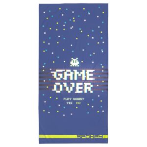 Sneldrogende handdoek Spokey GAME OVER 80x160 cm blauw Sneldrogende handdoek Spokey GAME OVER 80x160 cm blauw