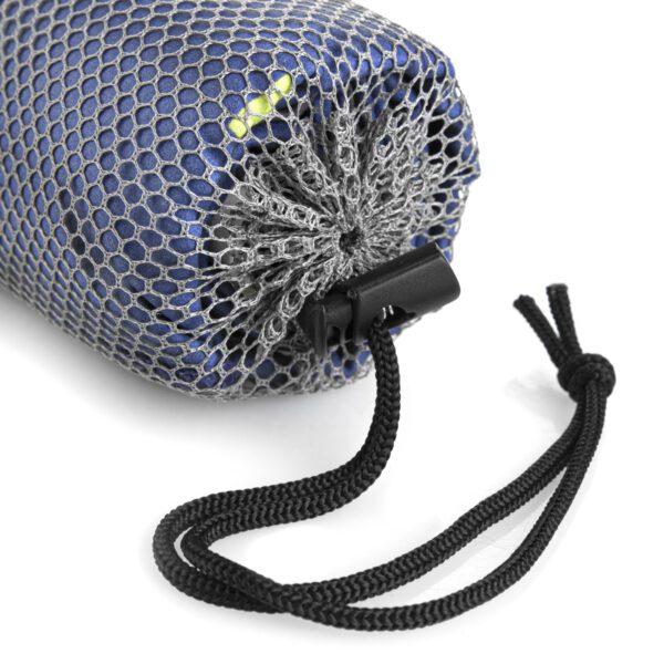 Sneldrogende handdoek Spokey GAME OVER 80x160 cm blauw