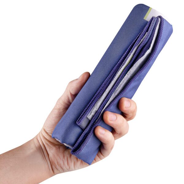 Sneldrogende handdoek Spokey GAME OVER 80x160 cm blauw