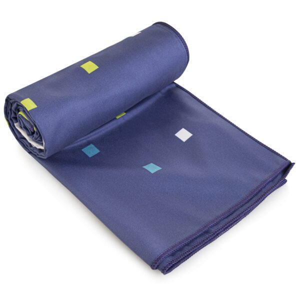 Sneldrogende handdoek Spokey GAME OVER 80x160 cm blauw