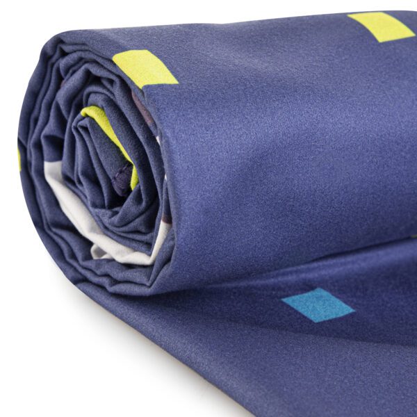 Sneldrogende handdoek Spokey GAME OVER 80x160 cm blauw