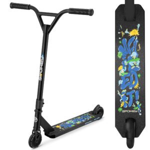 Stunt scooter Spokey HOMIE zwart/blauw 100 mm