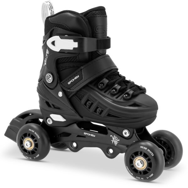 4-in-1 verstelbare skates zwart 29-33