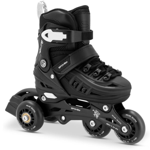 4-in-1 verstelbare skates zwart 29-33