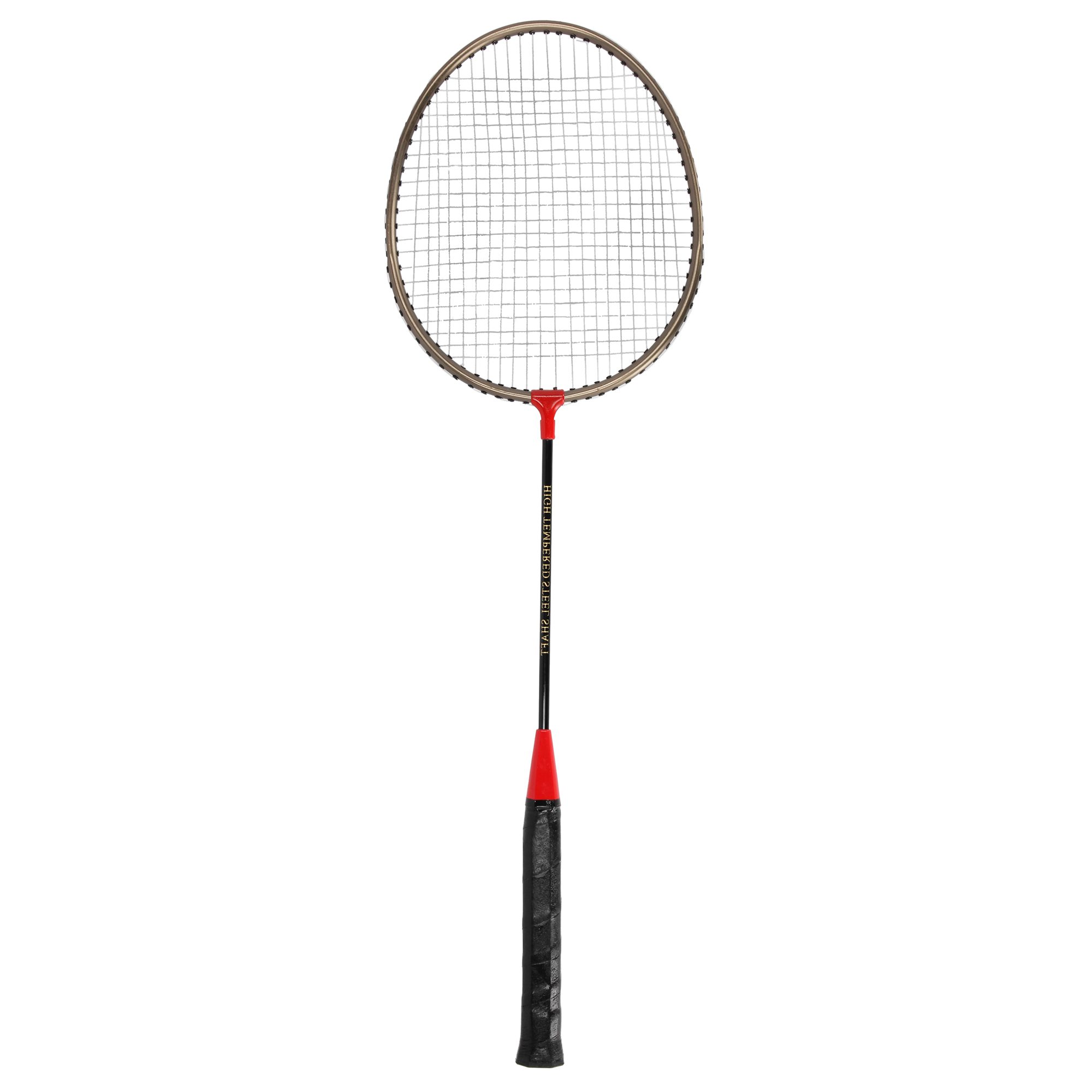 Spokey badminton set 2 rackets zwart-rood Spokey badminton set 2 rackets zwart-rood