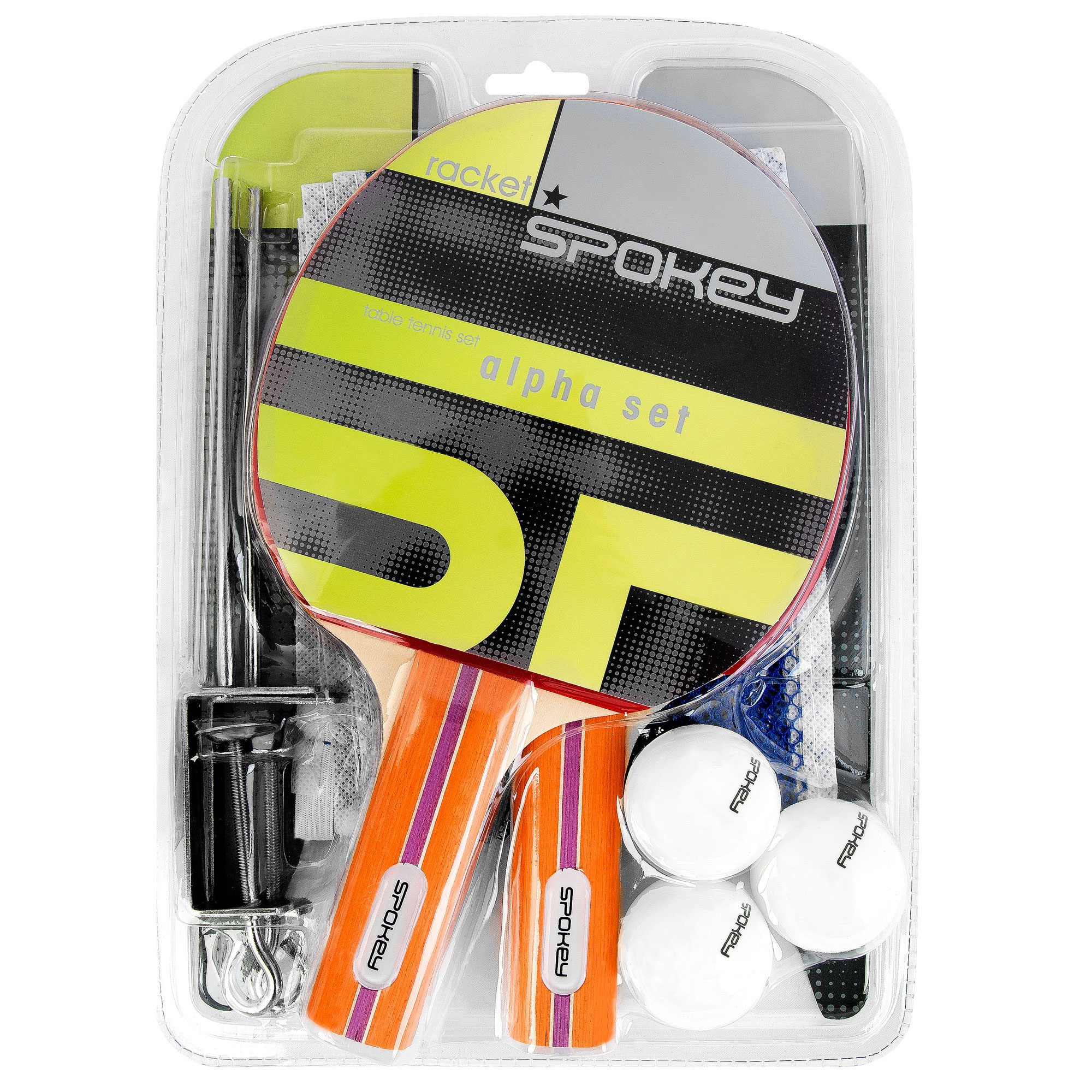 Tafeltennis set Spokey Alpha zwart-rood Tafeltennis set Spokey Alpha zwart-rood