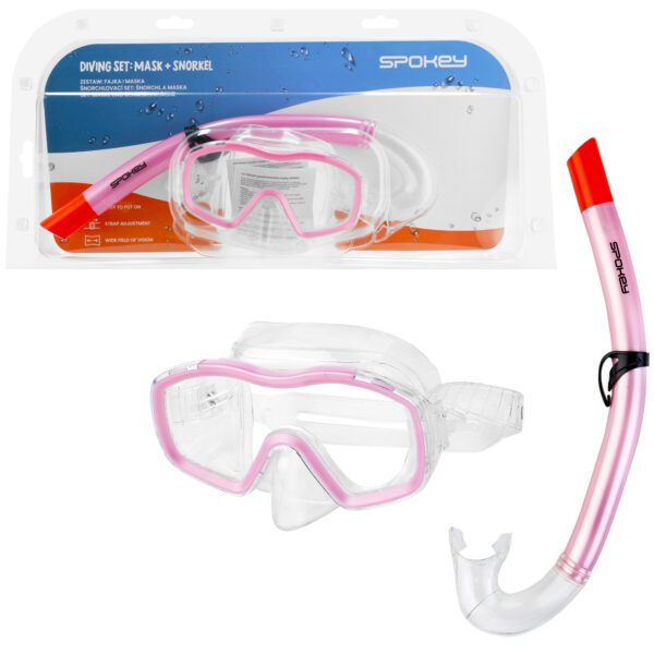 Snorkelset Spokey BOMBI GIRL junior roze
