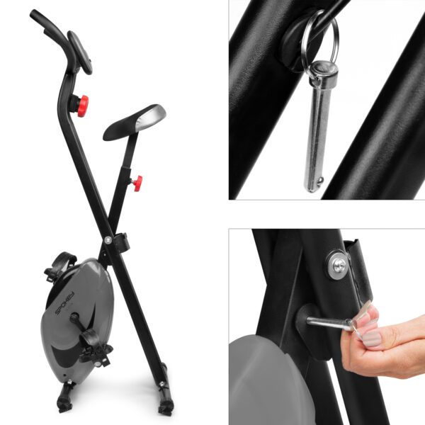 Spokey XFIT+ vouwfiets met magnetische weerstand