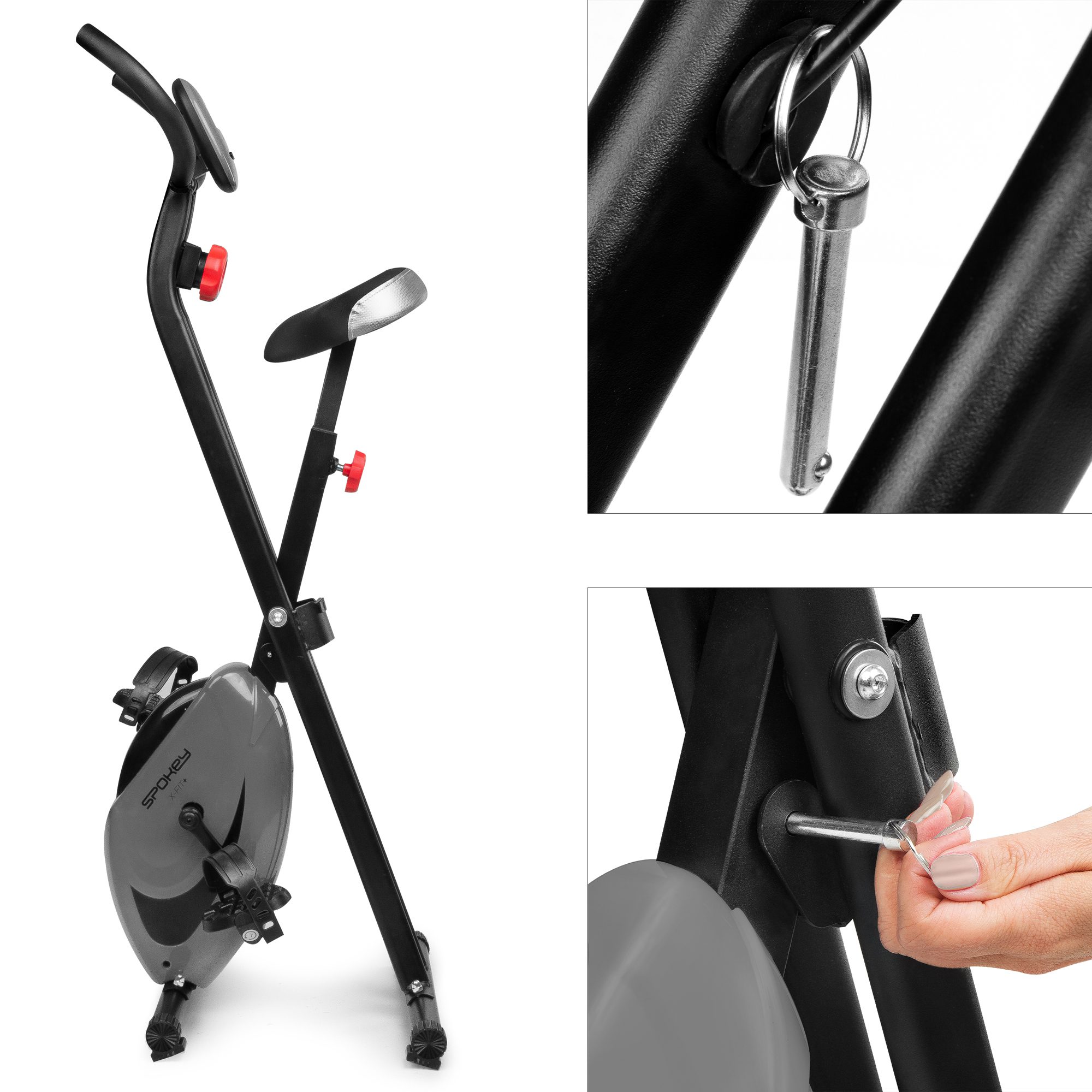 Spokey XFIT+ vouwfiets met magnetische weerstand Spokey XFIT+ vouwfiets met magnetische weerstand