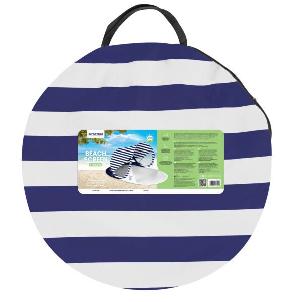 Zelfvouwbare strandtent Spokey Stratus groen