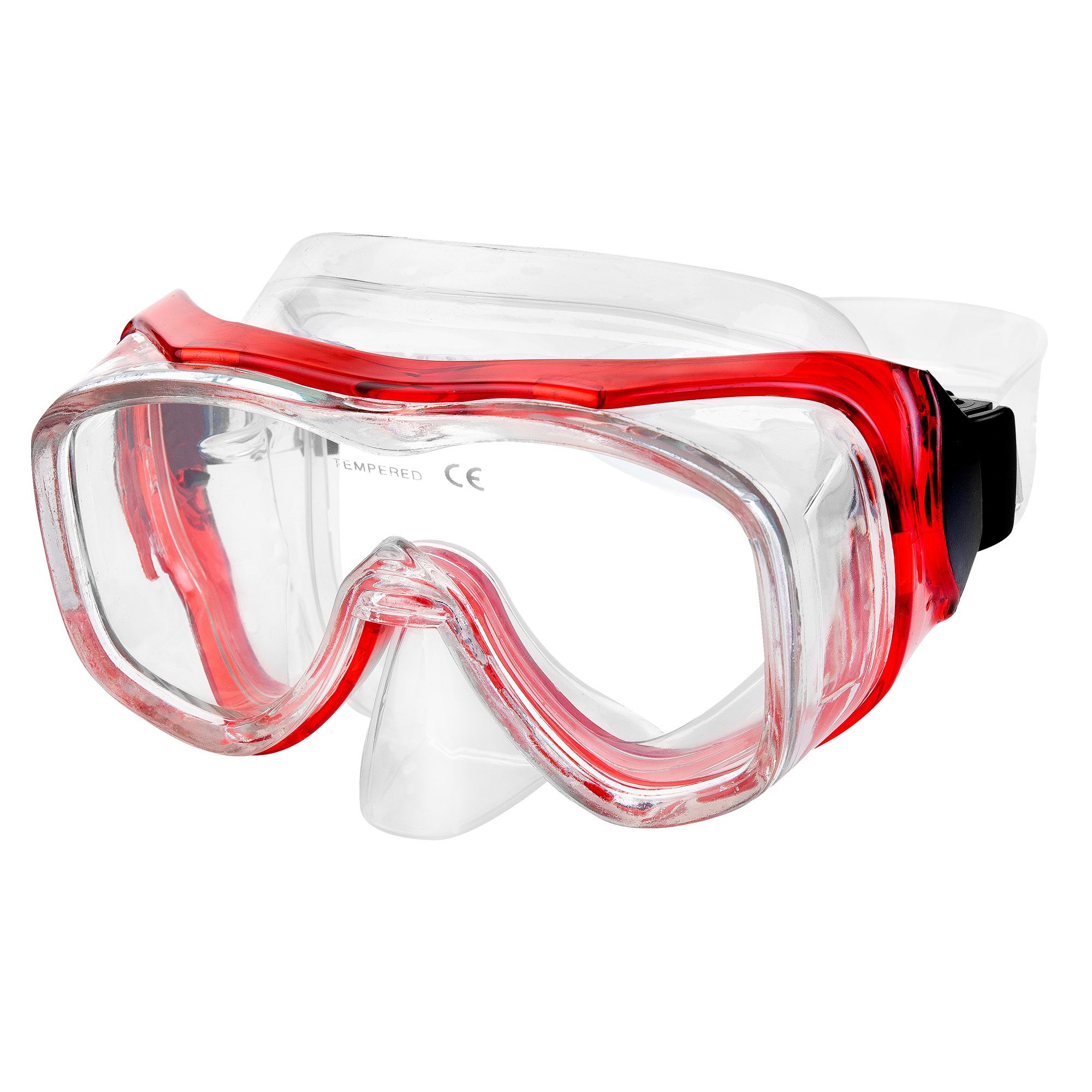 Spokey LUZON snorkelset rood Spokey LUZON snorkelset rood