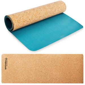 Spokey SAVASANA kurk yoga mat turquoise