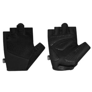 Fietshandschoenen zwart met grip