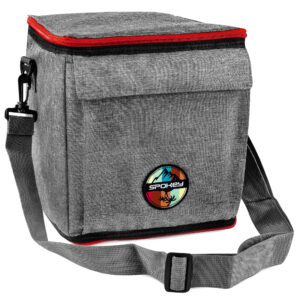 Spokey ICECUBE 4 koeltas grijs/oranje 12L