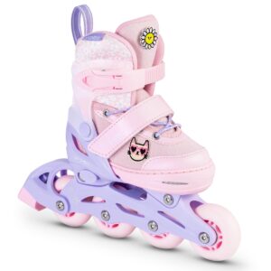 Poppy inline skates roze verstelbaar