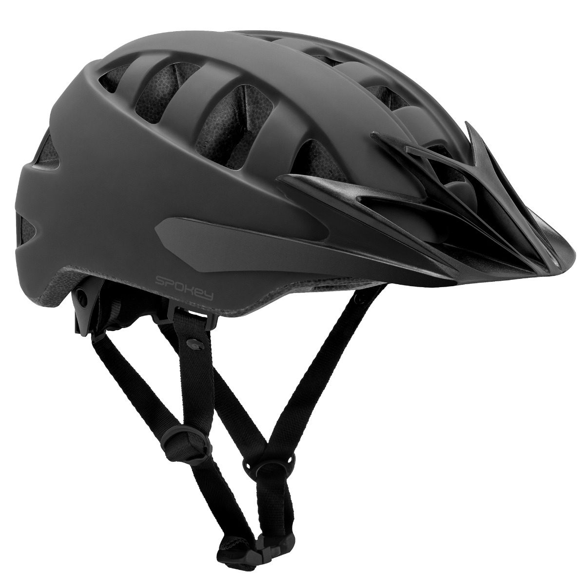 Cross helm 58-61 cm antraciet grijs Cross helm 58-61 cm antraciet grijs
