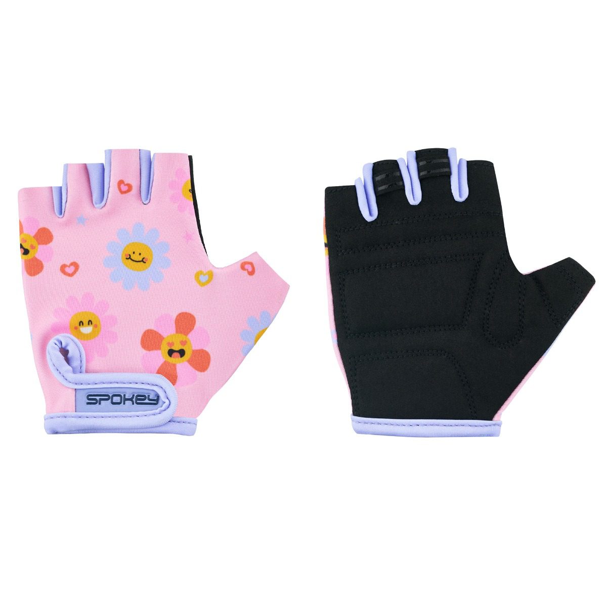 Spokey PLAY kinderfiets handschoenen roze Spokey PLAY kinderfiets handschoenen roze