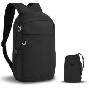 Lichte zwarte rugtas 15L Spokey FLIPER Lichte zwarte rugtas 15L Spokey FLIPER