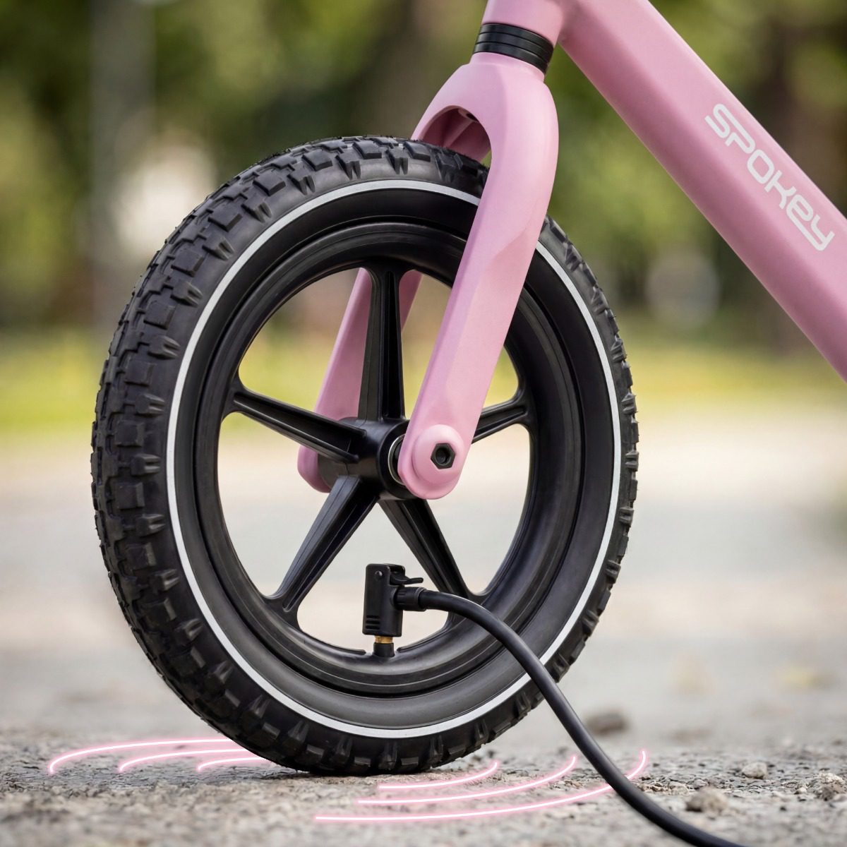 BROOMI loopfiets roze 12 inch BROOMI loopfiets roze 12 inch