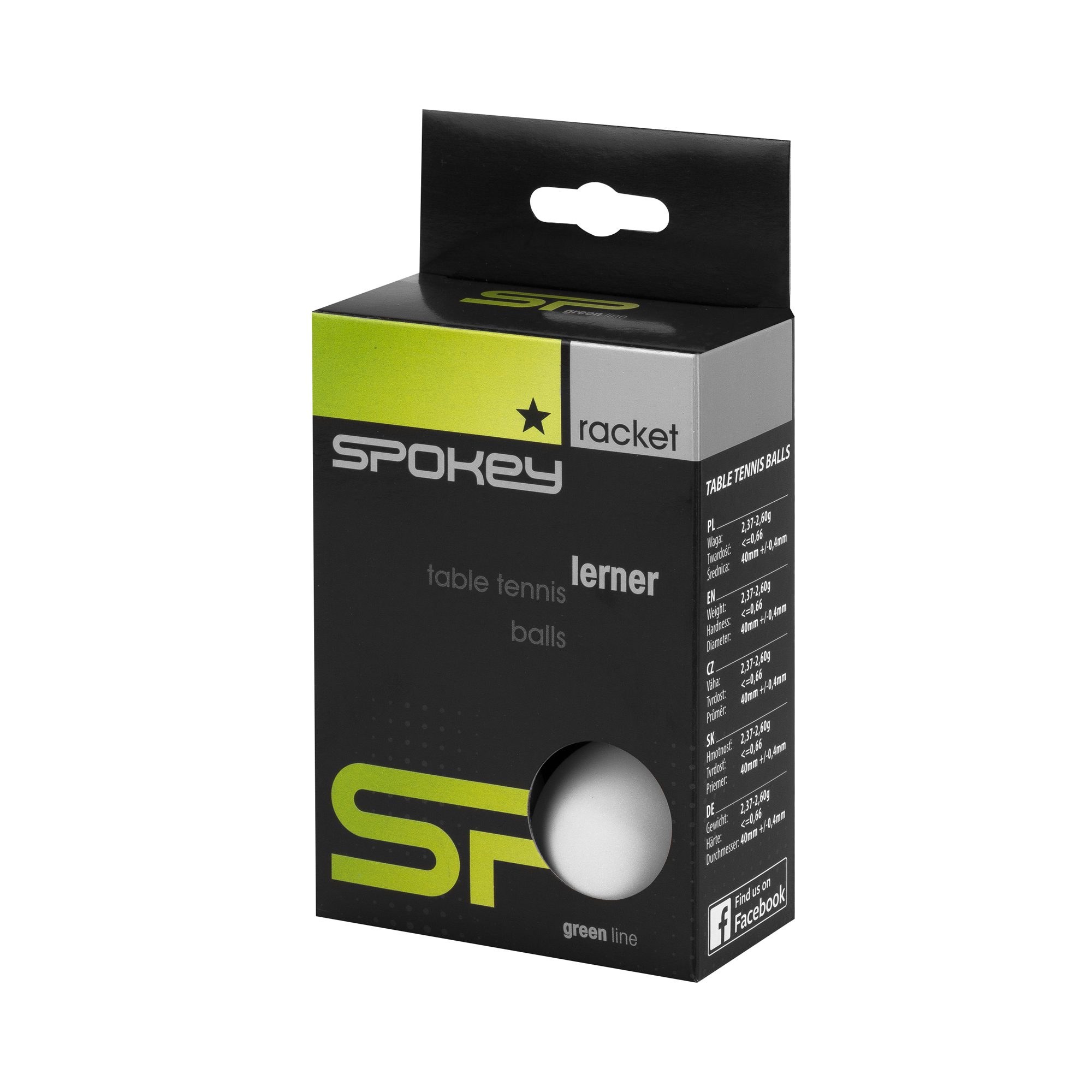 Tafeltennisballen wit Spokey Lerner Tafeltennisballen wit Spokey Lerner