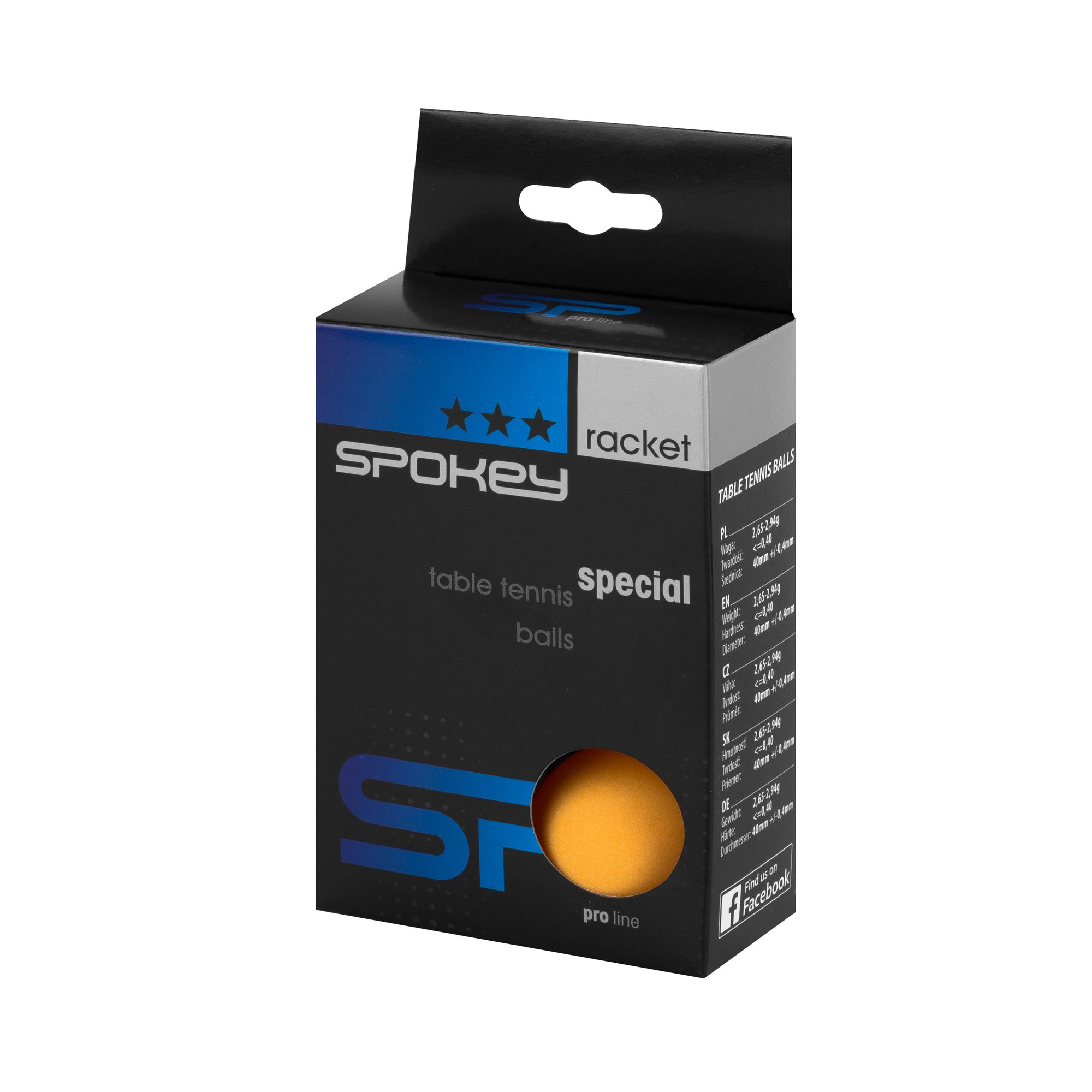Tafeltennisballen oranje voor gevorderden - Spokey SPECIAL 3 Tafeltennisballen oranje voor gevorderden - Spokey SPECIAL 3