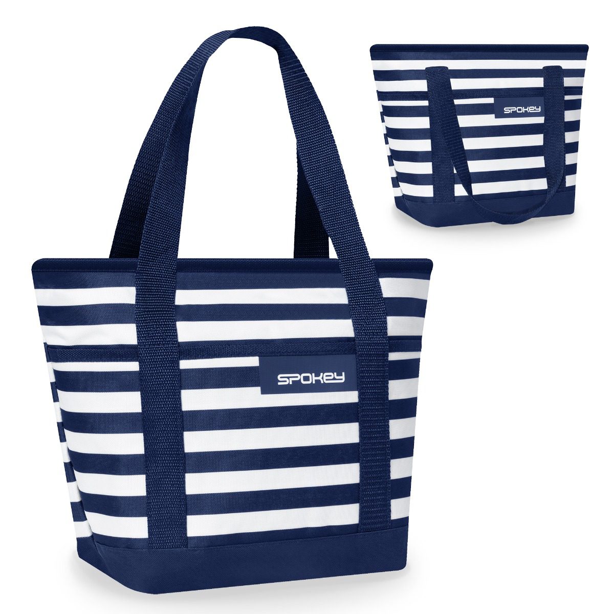 Spokey ACAPULCO koeltas blauw/wit 39x15x27 cm Spokey ACAPULCO koeltas blauw/wit 39x15x27 cm