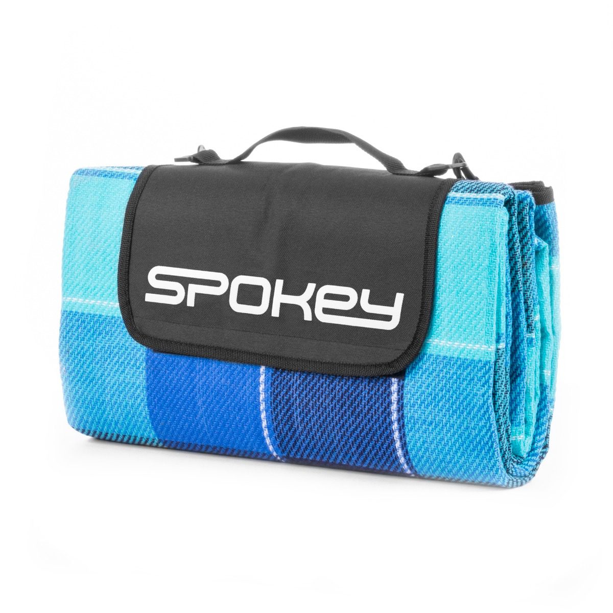Spokey PICNIC FLANNEL picknickdeken 150x180 cm blauw Spokey PICNIC FLANNEL picknickdeken 150x180 cm blauw
