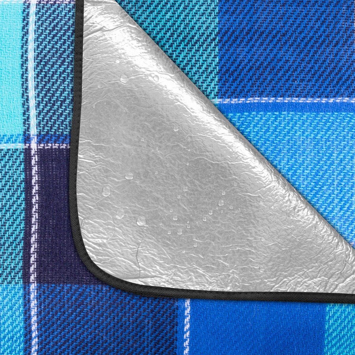 Spokey PICNIC FLANNEL picknickdeken 150x180 cm blauw Spokey PICNIC FLANNEL picknickdeken 150x180 cm blauw