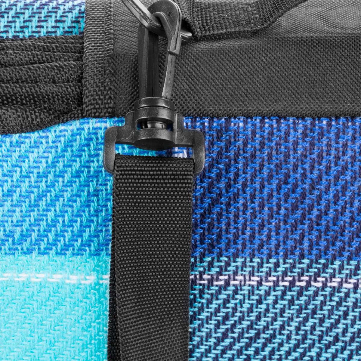 Spokey PICNIC FLANNEL picknickdeken 150x180 cm blauw Spokey PICNIC FLANNEL picknickdeken 150x180 cm blauw