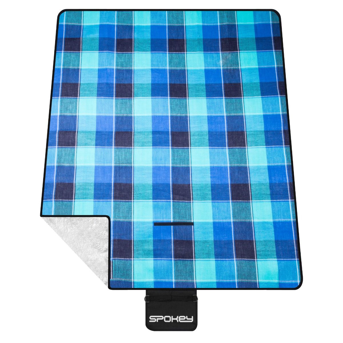 Spokey PICNIC FLANNEL picknickdeken 150x180 cm blauw Spokey PICNIC FLANNEL picknickdeken 150x180 cm blauw
