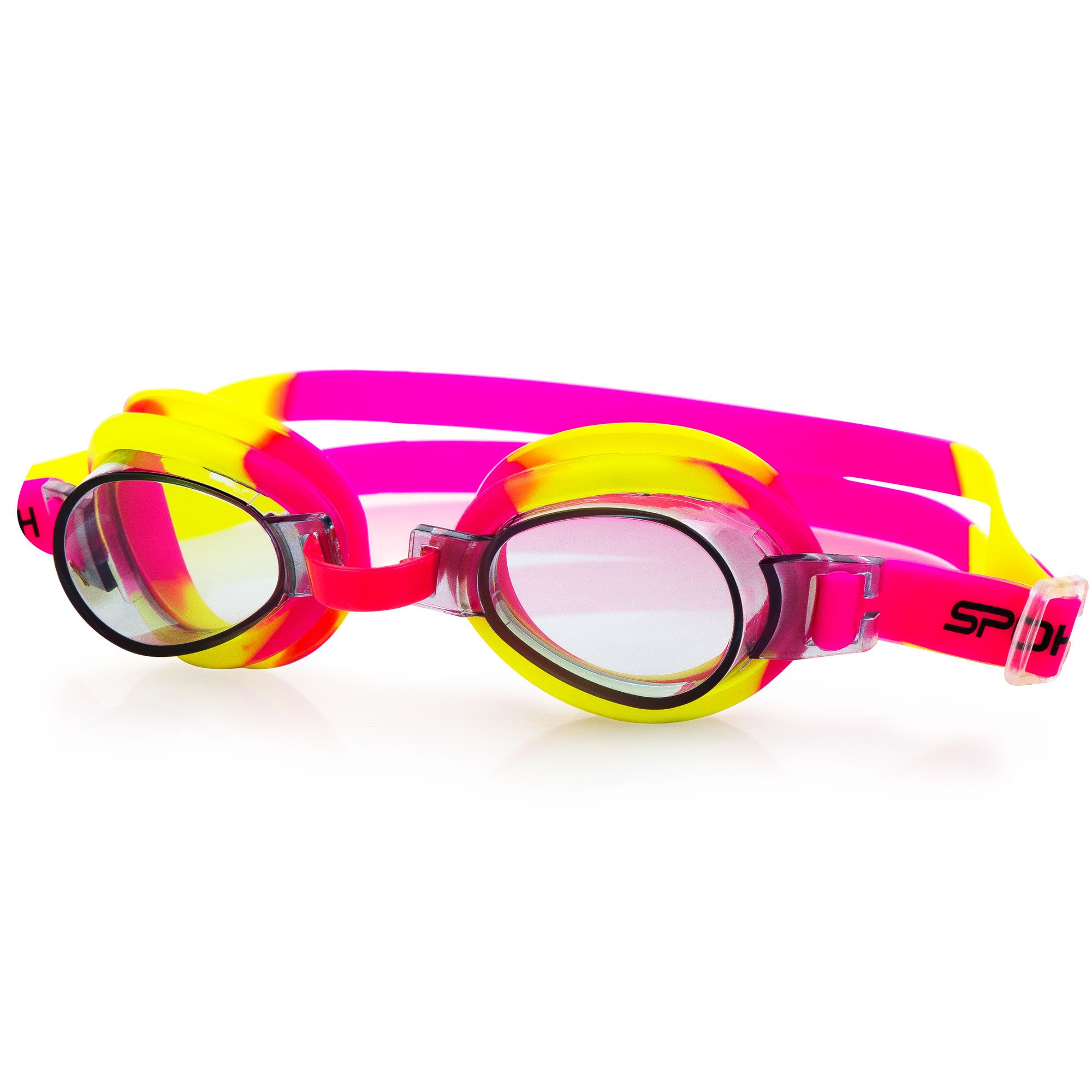 Spokey Jellyfish zwembril geel roze Spokey Jellyfish zwembril geel roze