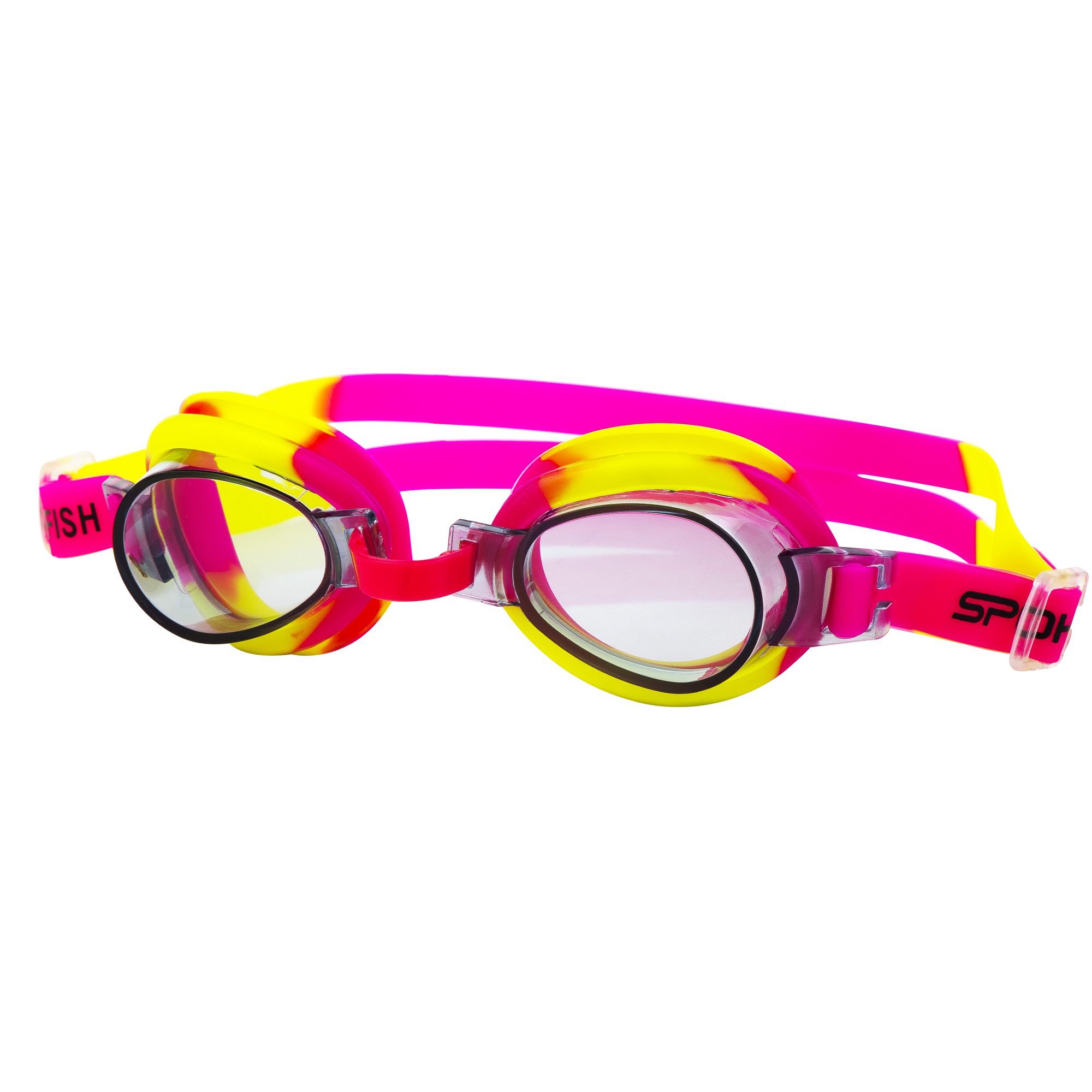 Spokey Jellyfish zwembril geel roze Spokey Jellyfish zwembril geel roze