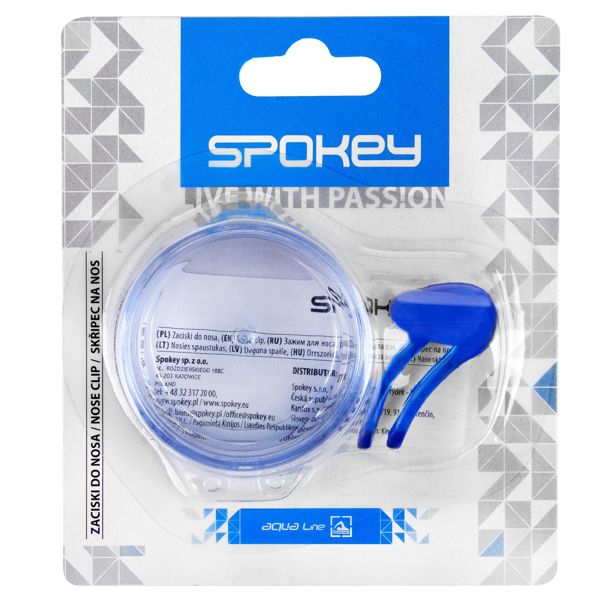 Nose clips blauw Spokey Kerilla Nose clips blauw Spokey Kerilla