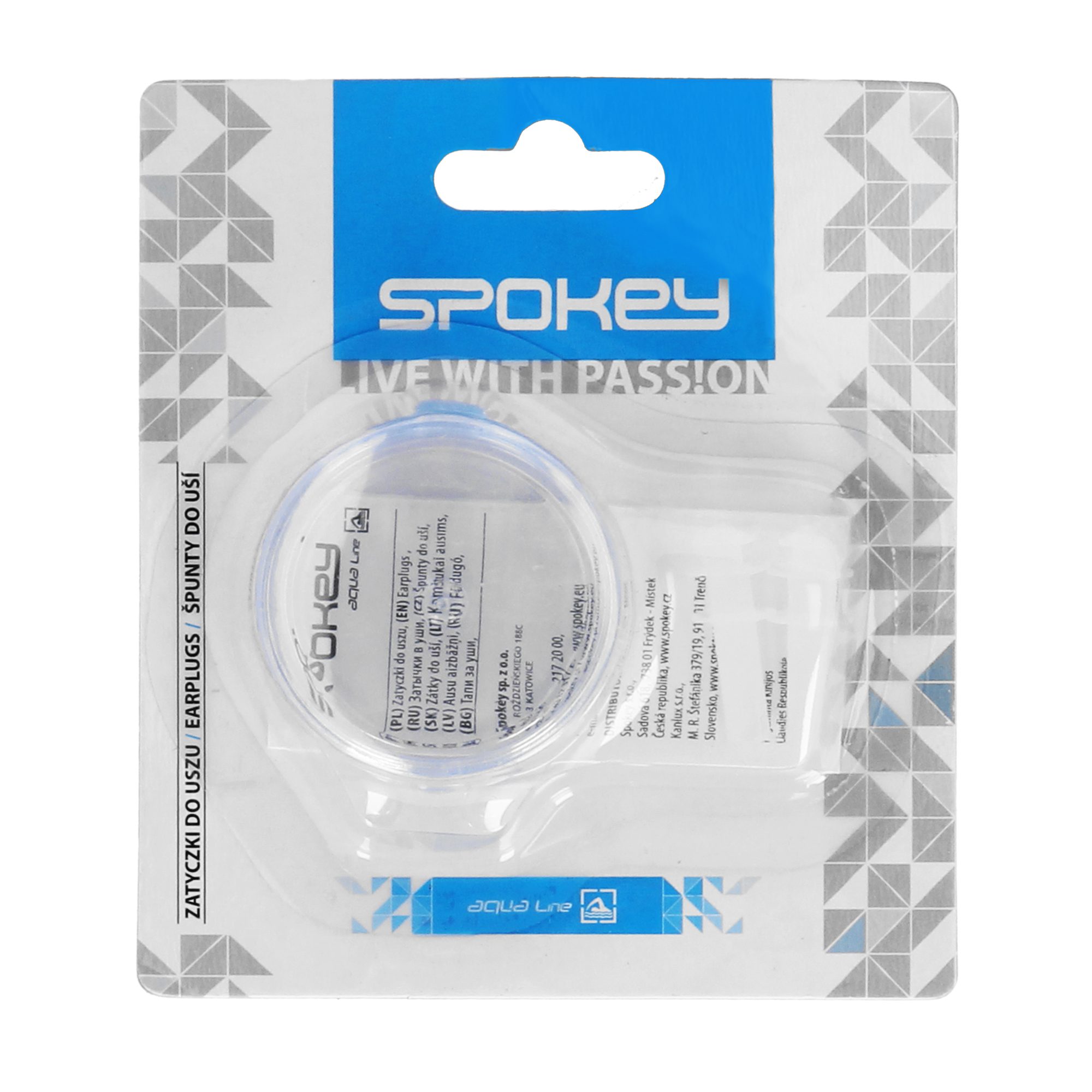 Oordopjes voor zwemmen transparant - Spokey SCALLOP Oordopjes voor zwemmen transparant - Spokey SCALLOP