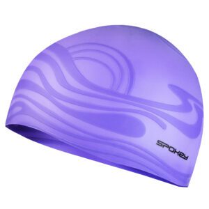 Zwembadmuts silicone paars - Spokey SHOAL