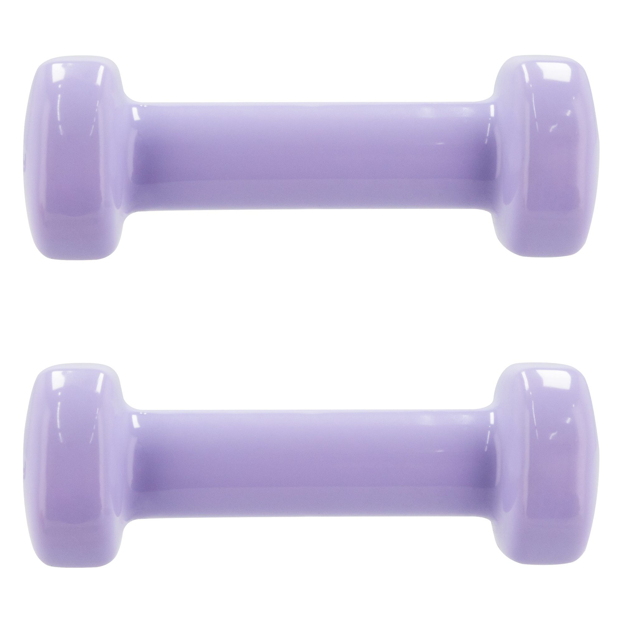 Vinyl dumbbells 2x 0,5 kg paars - Spokey SHAPE Vinyl dumbbells 2x 0,5 kg paars - Spokey SHAPE