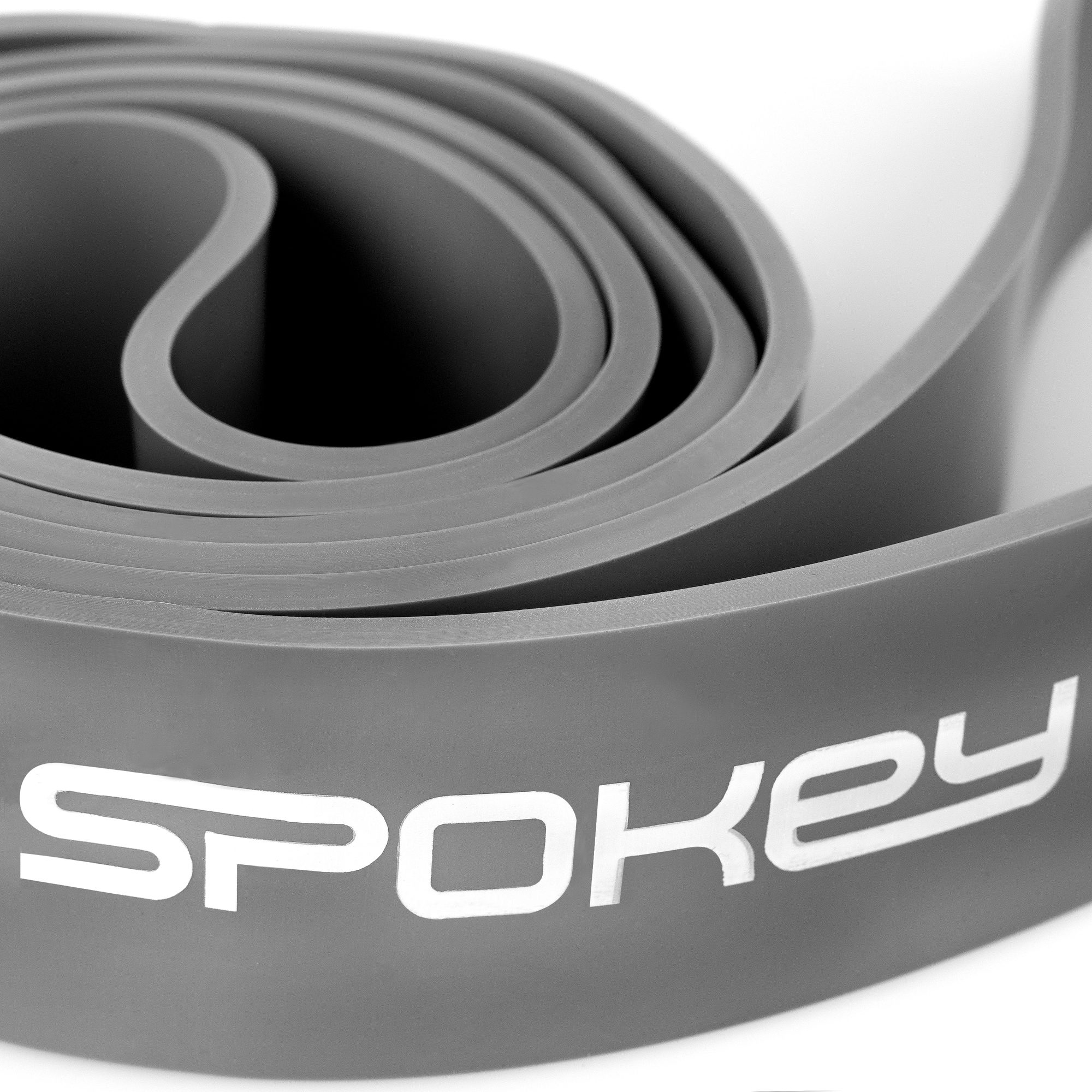 Super harde weerstand band grijs voor krachttraining - Spokey POWER II Super harde weerstand band grijs voor krachttraining - Spokey POWER II