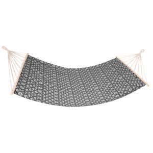 Hangmat voor 2 personen zwart (200x100 cm) - Spokey ZUNI Hangmat voor 2 personen zwart (200x100 cm) - Spokey ZUNI