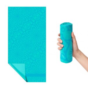 Mandala strandhanddoek 80x160 cm turquoise/blauw Mandala strandhanddoek 80x160 cm turquoise/blauw