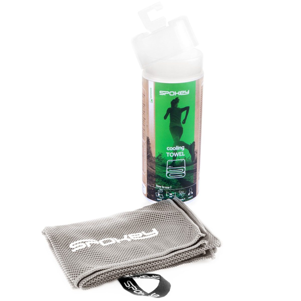 Spokey COSMO cooling towel grijs 31x84 cm Spokey COSMO cooling towel grijs 31x84 cm