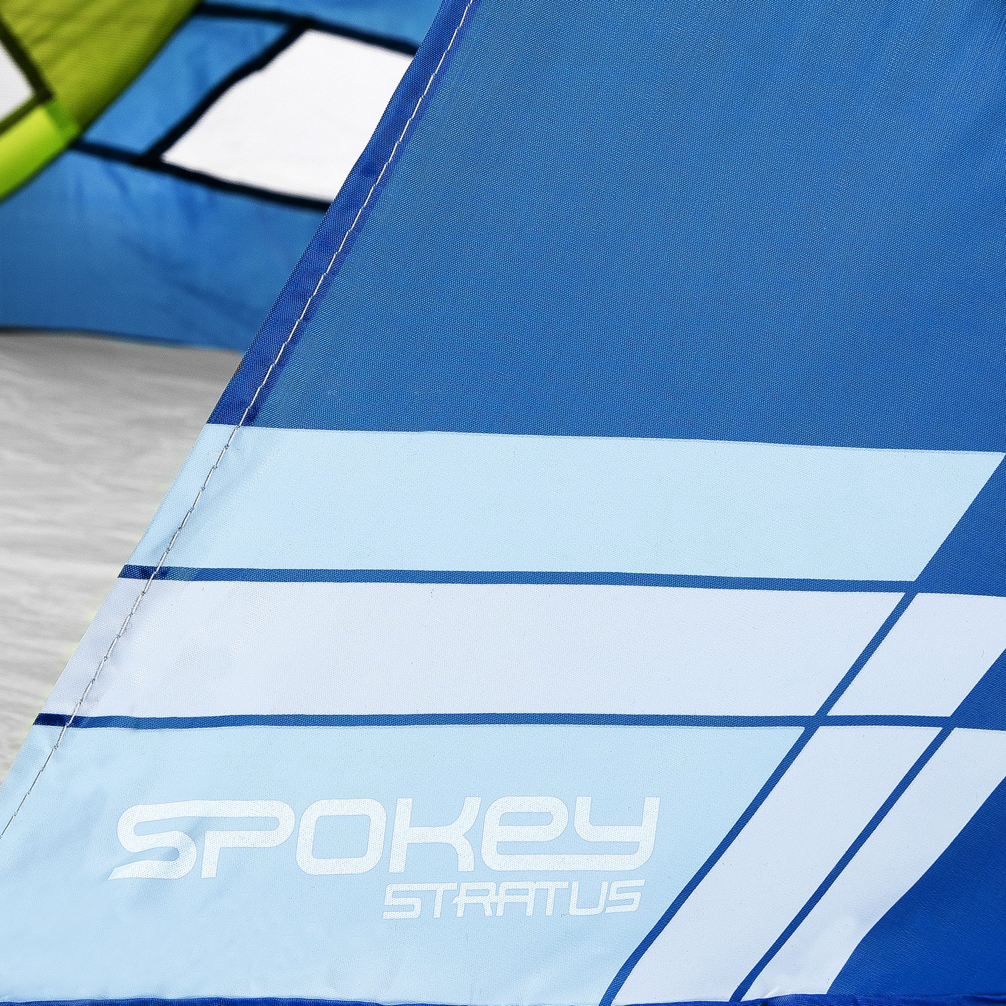 Pop-up Strandscherm - Strandtent - UV40 filter - Blauw / Geel - 190x120x90 cm - Spokey STRATUS Pop-up Strandscherm - Strandtent - UV40 filter - Blauw / Geel - 190x120x90 cm - Spokey STRATUS