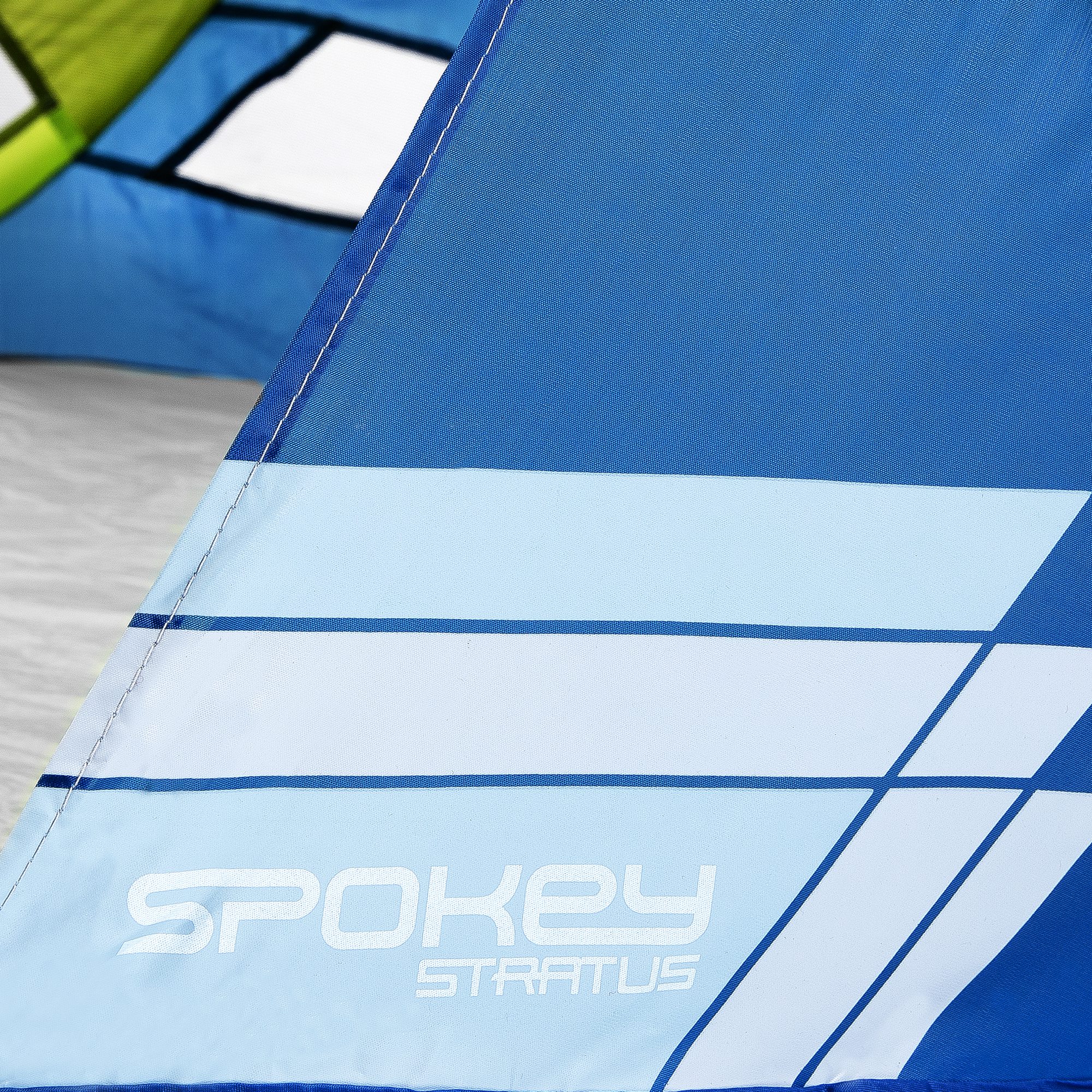 Pop-up Strandscherm - Strandtent - UV40 filter - Blauw / Geel - 190x120x90 cm - Spokey STRATUS Pop-up Strandscherm - Strandtent - UV40 filter - Blauw / Geel - 190x120x90 cm - Spokey STRATUS