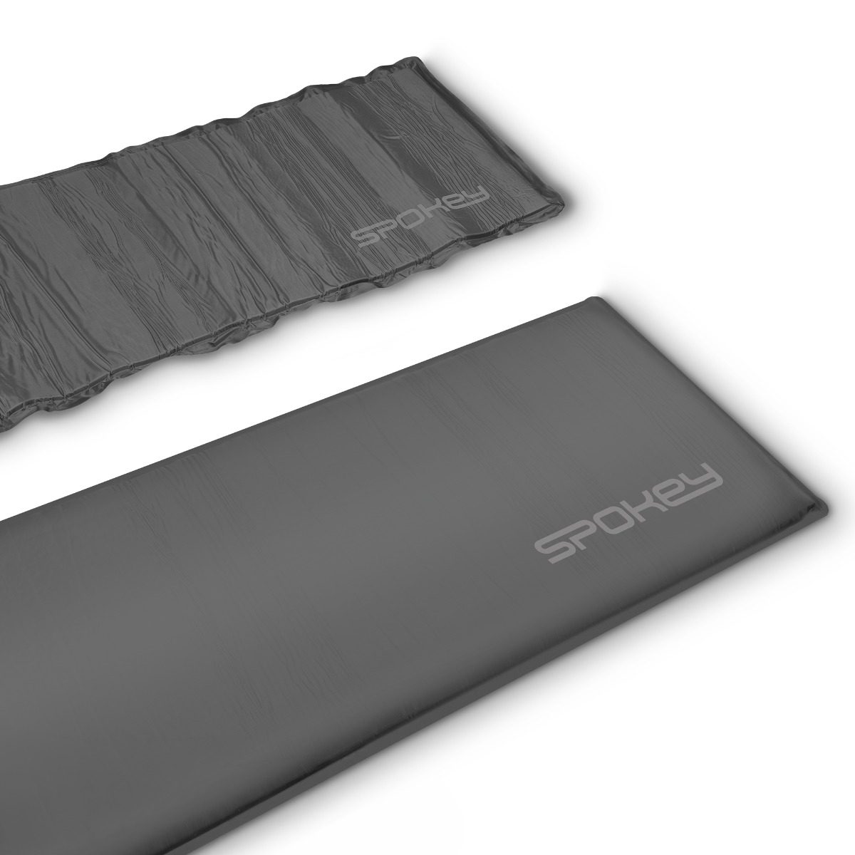 Zelfopblaasbare slaapmat grijs 180x50 cm R-Value 3 - Spokey FATTY Zelfopblaasbare slaapmat grijs 180x50 cm R-Value 3 - Spokey FATTY