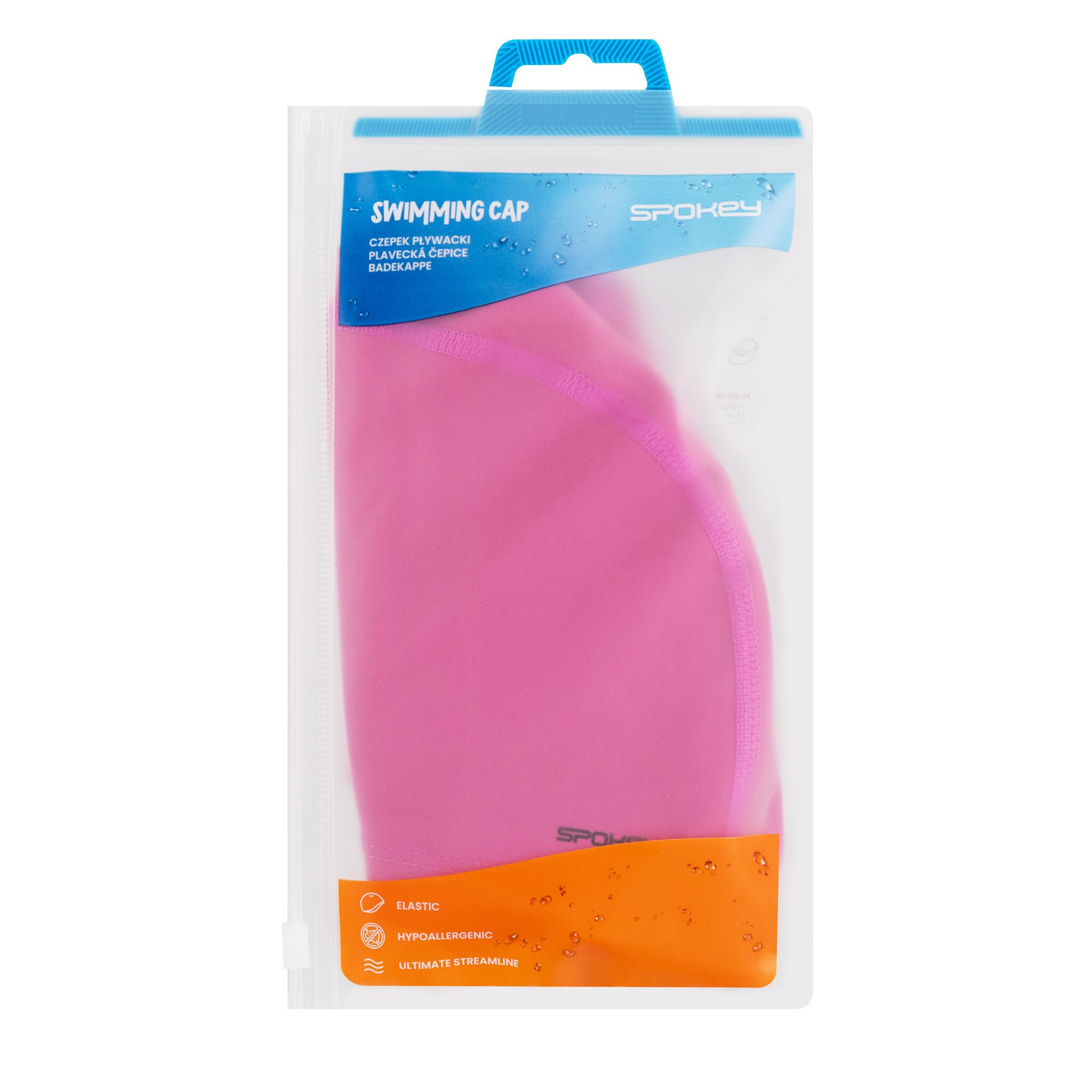 Coated badmuts roze silicone voor zwemmen - Spokey FOGI Coated badmuts roze silicone voor zwemmen - Spokey FOGI